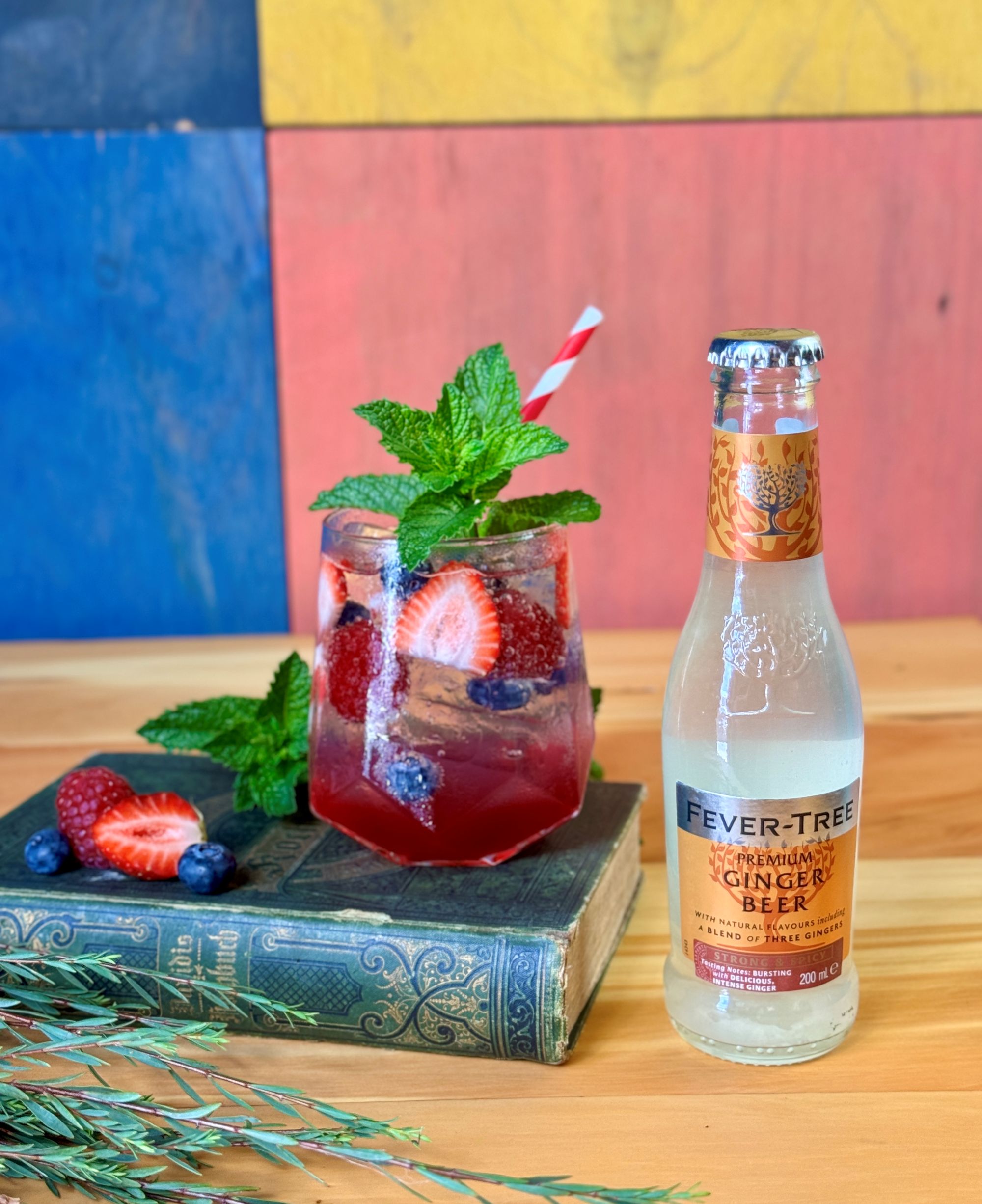 berry cocktail mule