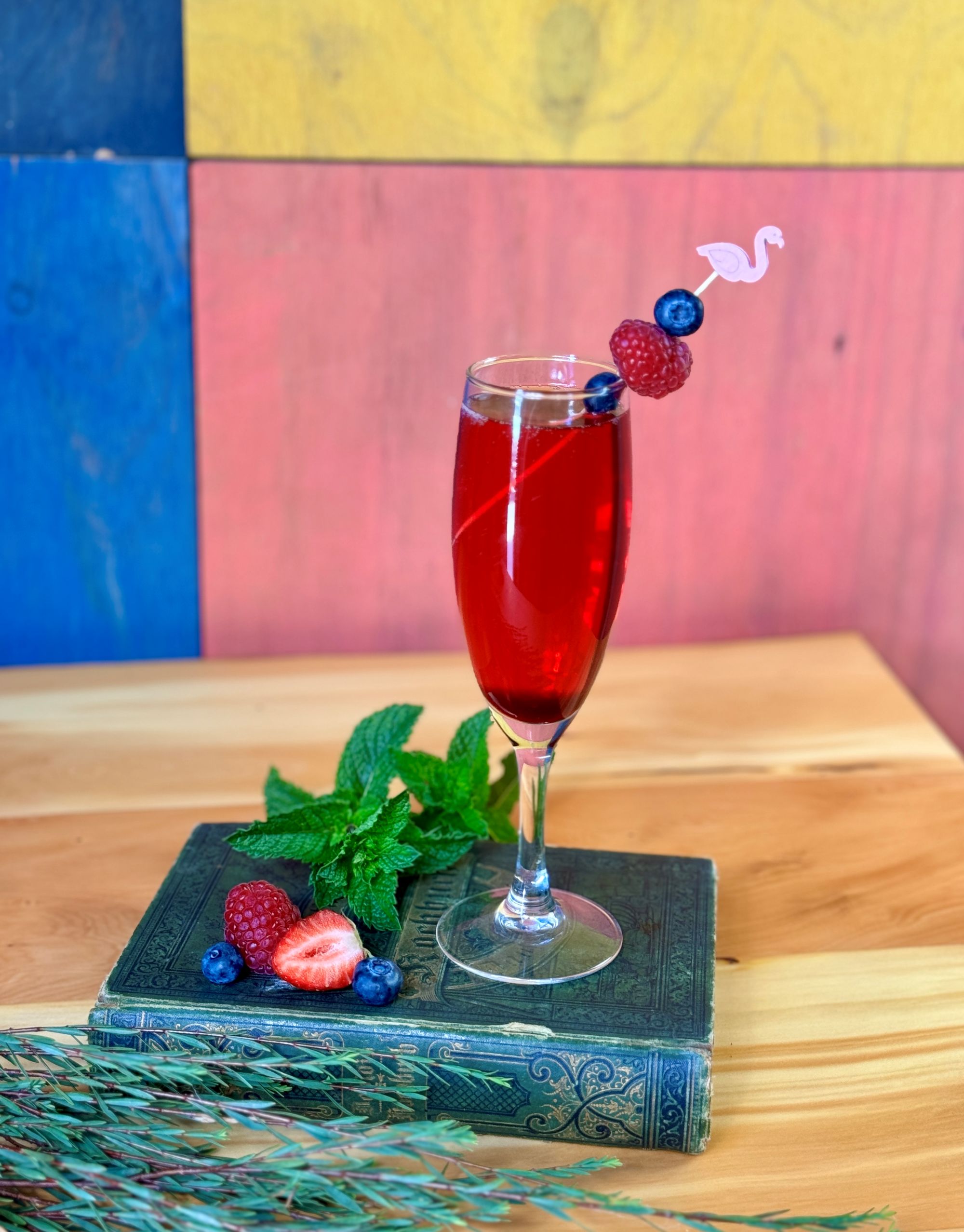 berry cocktail bellini