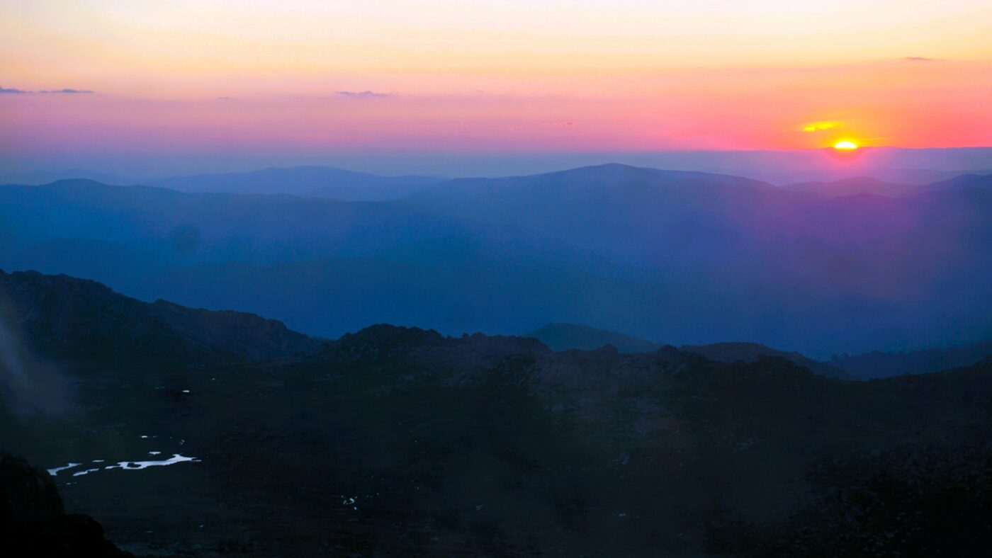 berry cocktail sunset saturated