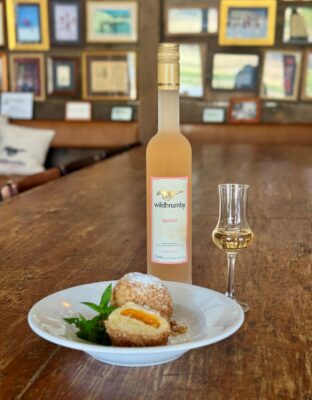Austrian apricot dumplings with Apricot Schnapps