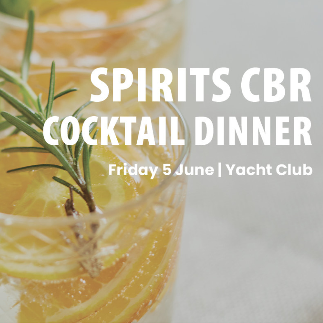 spirits cbr cocktail dinner