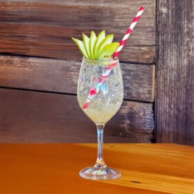 Alpine Pear Spritz cocktail
